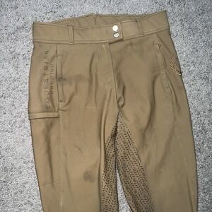 Cavallo CYD Grip Mobile Ladies Full Seat Breeches Brown Sz 26